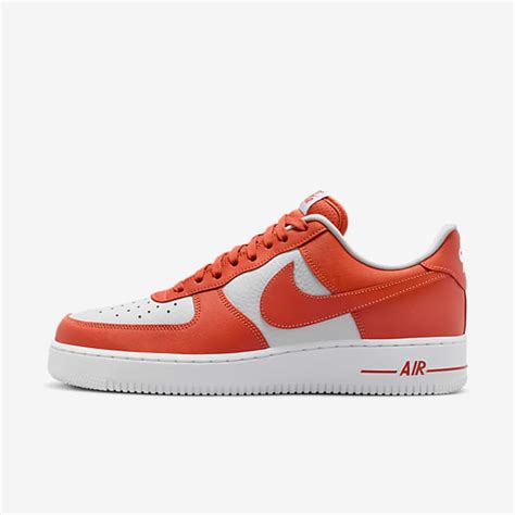 nike air force 1 weiß orange|orange air force 1 men.